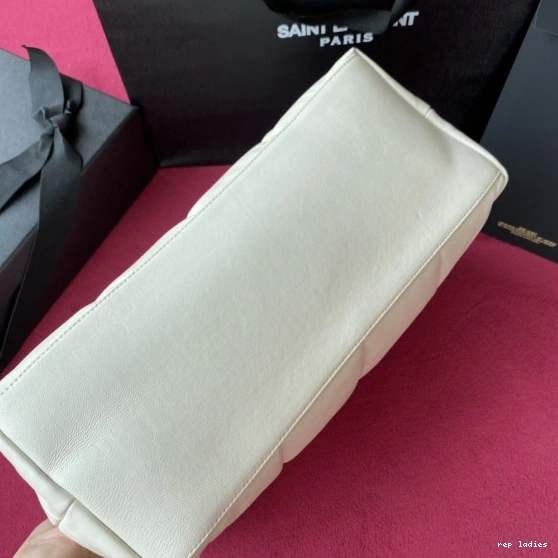 Repzbay REP LAMBSKIN YSL BAG IN MEDIUM PUFFER QUILTED 0802